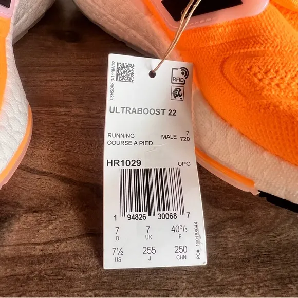 Adidas Ultraboost 22 Men’s Shoe Size 7.5 SKU#243571