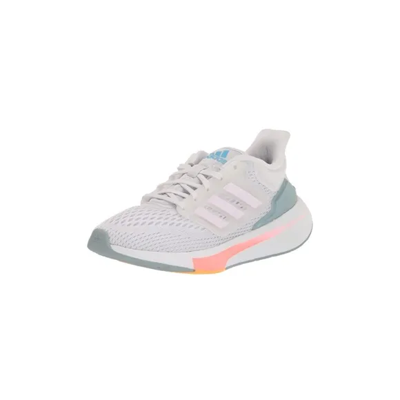 adidas Women's Eq21 Running Shoe size 7 grey orange blue pink