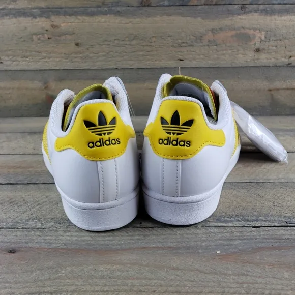 adidas Women's Superstars Originals Leather Shoes Two Laces