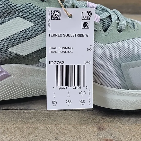 adidas Women's Terrex Soulstride Trail Running Shoes Silver Green/ Crystal Jade
