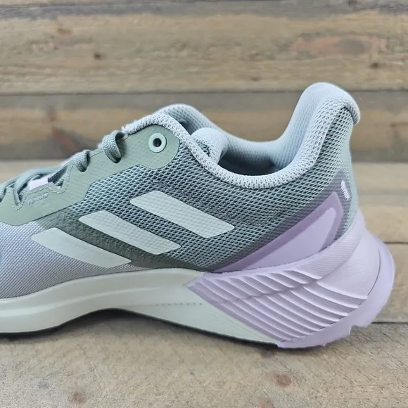 adidas Women's Terrex Soulstride Trail Running Shoes Silver Green/ Crystal Jade