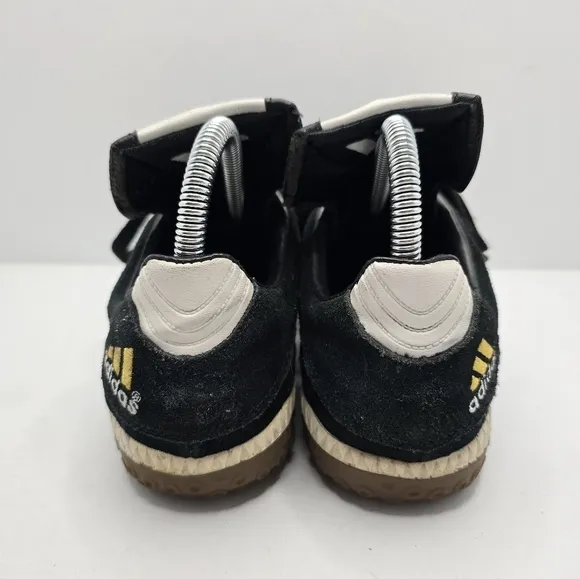 Adidas | Y2K Nova black leather sporty Blockcore soccer sneakers | WMS 7