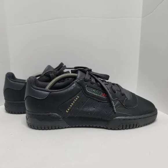 Adidas Yeezy Powerphase Calabasas Core Black Mens Size 6 CG6420 Sneaker Shoes