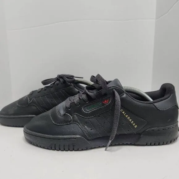 Adidas Yeezy Powerphase Calabasas Core Black Mens Size 6 CG6420 Sneaker Shoes