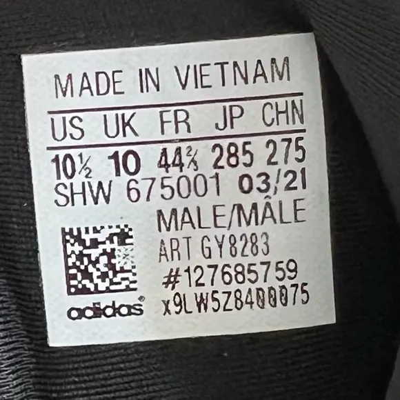 adidas ZX 2K Boost Men's Sneakers Size 10.5