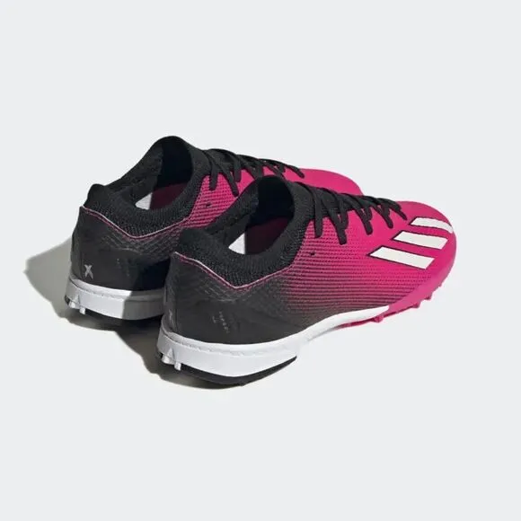 Adidas X Speedportal.3 GZ2465 Football Boots Kids Pink Black Lace Up MOO452