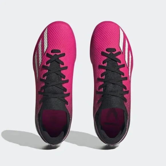 Adidas X Speedportal.3 GZ2465 Football Boots Kids Pink Black Lace Up MOO452