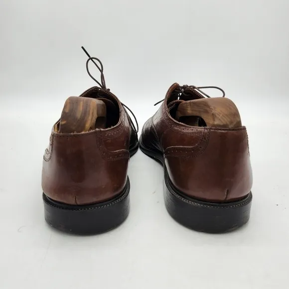 Adolfo Oxford Lace Up Shoes Men's Size 9.5M Brown