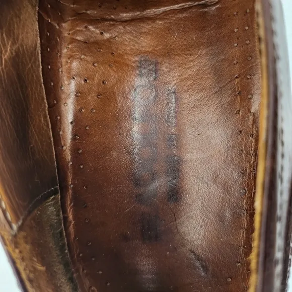 Adolfo Oxford Lace Up Shoes Men's Size 9.5M Brown