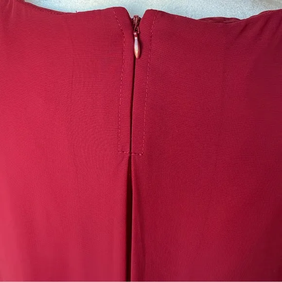 Adrianna Papell 🌹 Dark Red Gown. Make an offer! US 14.