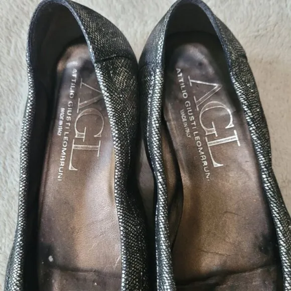 AGL Attilio Giusti Leombruni round toe ballet flats size 39.5