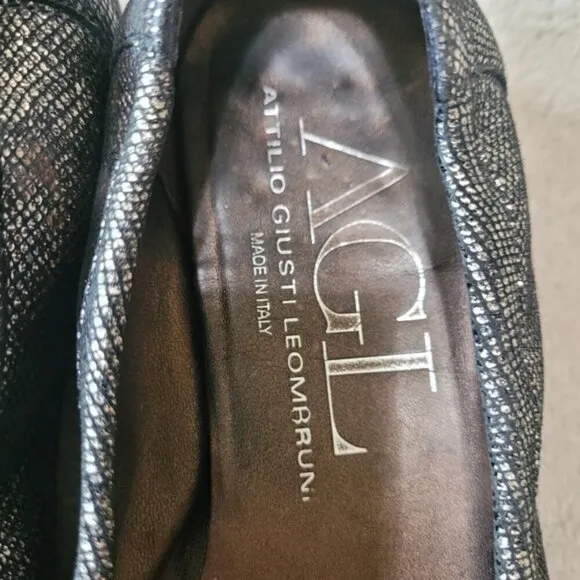 AGL Attilio Giusti Leombruni round toe ballet flats size 39.5