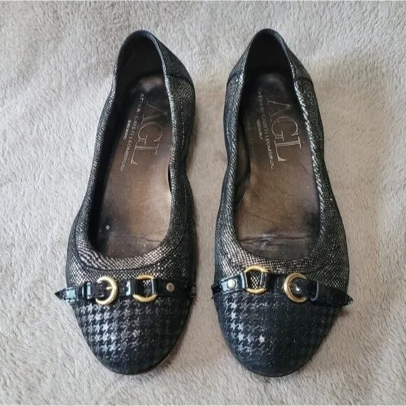 AGL Attilio Giusti Leombruni round toe ballet flats size 39.5