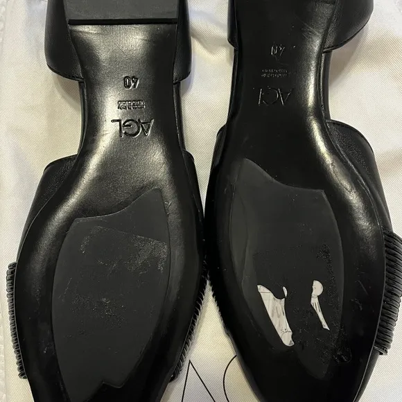 AGL  black D’Orsay Flats