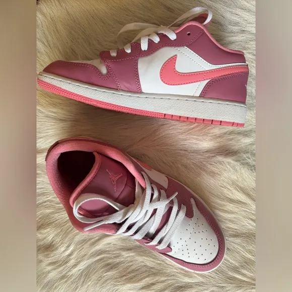 Air Jordan 1 Low Desert Berry Shoes!