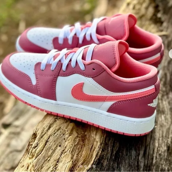 Air Jordan 1 Low Desert Berry Shoes!