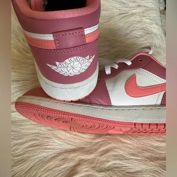 Air Jordan 1 Low Desert Berry Shoes!