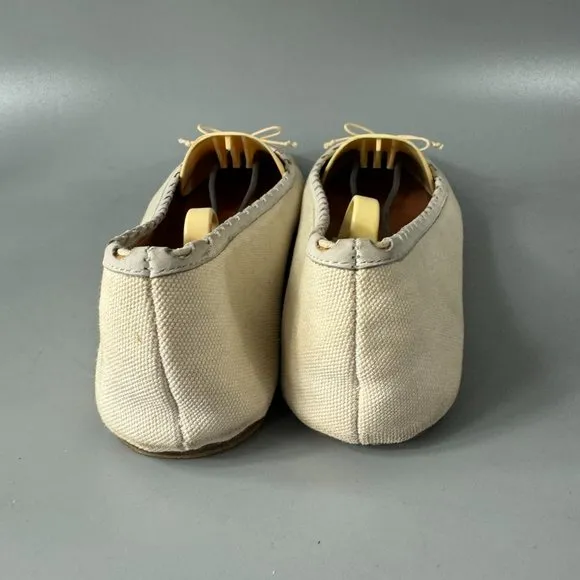 Alaia Ballet Flats, Beige, Size 39 1/2