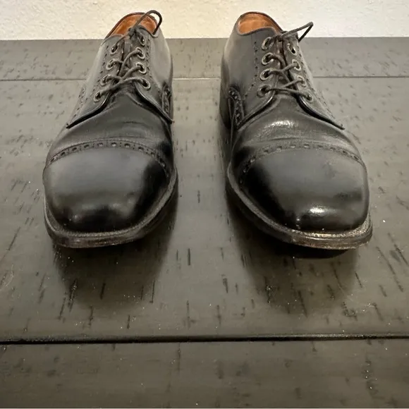 Alden Men’s 469 Black Leather CapToe Oxford Shoes