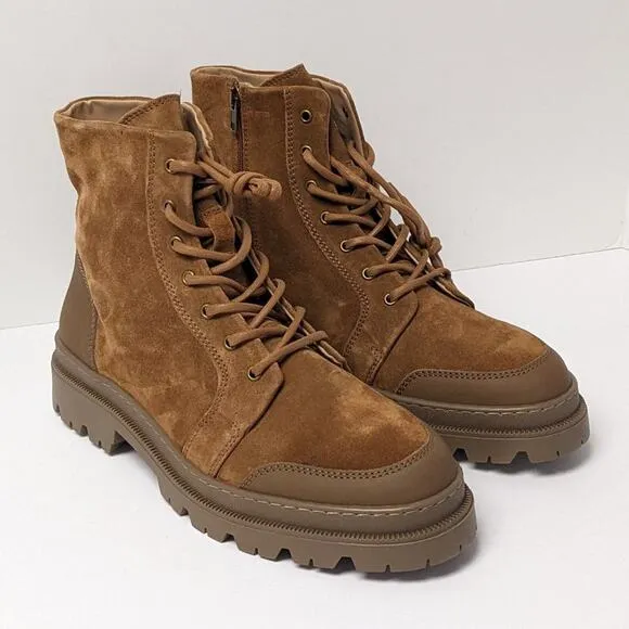 Aldo Berze Lace-Up Boots, Cognac Suede, Men's 12 M