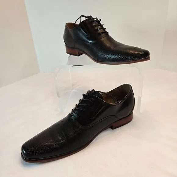 ALDO Men's Dress Oxford Shoes  Sz 10.5 Black   Wakler-R