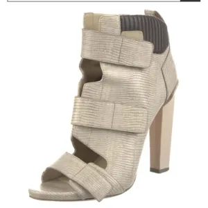Alexander Wang Noemi Combat Open Toe Booties 36