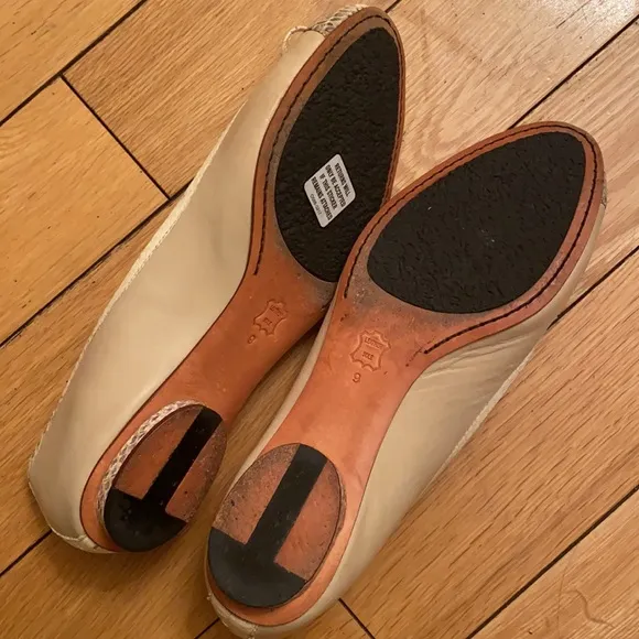 Alexandre Birman Authentic Leather and Snakeskin Flats Worn Once Size 9