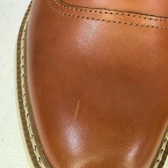 ALFANI Rynier Leather Lace Up Boots