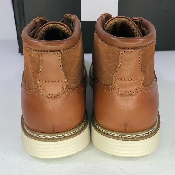 ALFANI Rynier Leather Lace Up Boots