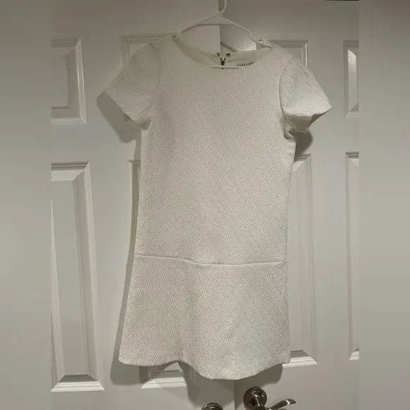 Alice   Olivia Dropped Waist Mini Dress with Jacquard Print Bridal/ Graduation