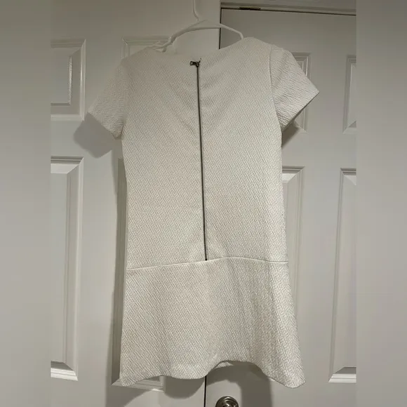 Alice   Olivia Dropped Waist Mini Dress with Jacquard Print Bridal/ Graduation