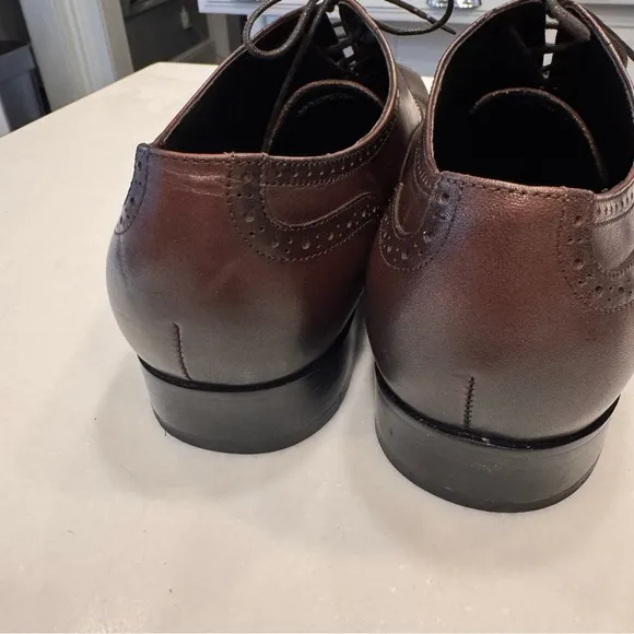 Alipasinm Men's Classic Oxford Genuine Leather Dress Shoes Sz 10.5 Worn Once