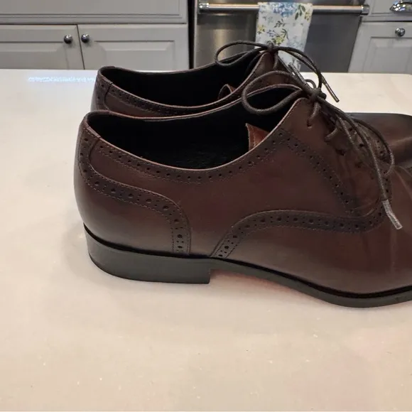 Alipasinm Men's Classic Oxford Genuine Leather Dress Shoes Sz 10.5 Worn Once