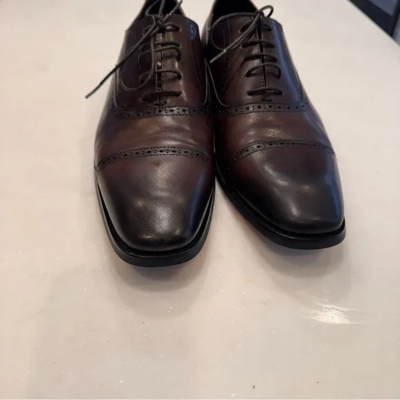 Alipasinm Men's Classic Oxford Genuine Leather Dress Shoes Sz 10.5 Worn Once