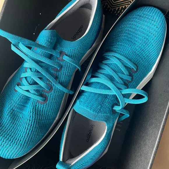 Allbirds Men's Tree Flyers shoes color thrive teal