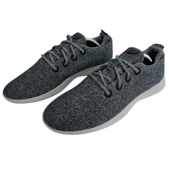 Allbirds Wool Comfort Shoes Natural Gray Lightweight Lace Sneakers Men Size 11