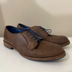 Allen Edmonds Badlands 9 D Brown Leather Lace Up Derby Oxford Dress Shoes USA