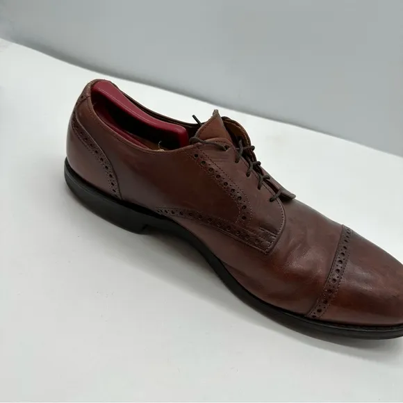 Allen Edmonds Benton Mens 14 Cap Toe Leather Dress Shoes Oxford Derby