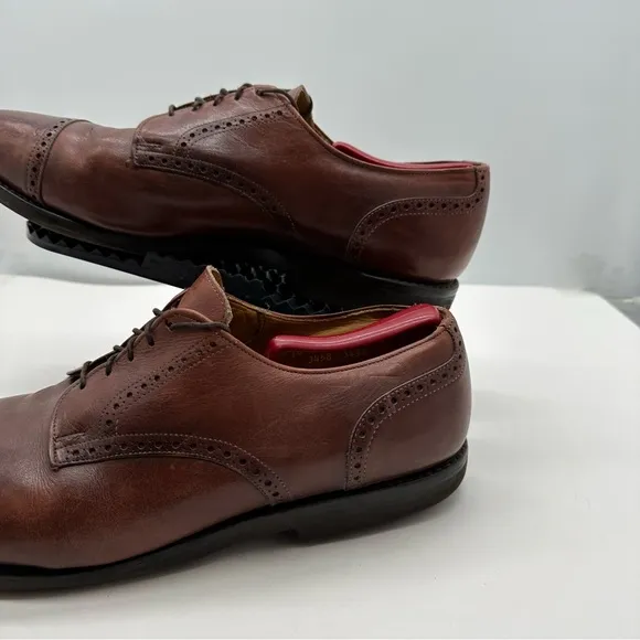 Allen Edmonds Benton Mens 14 Cap Toe Leather Dress Shoes Oxford Derby