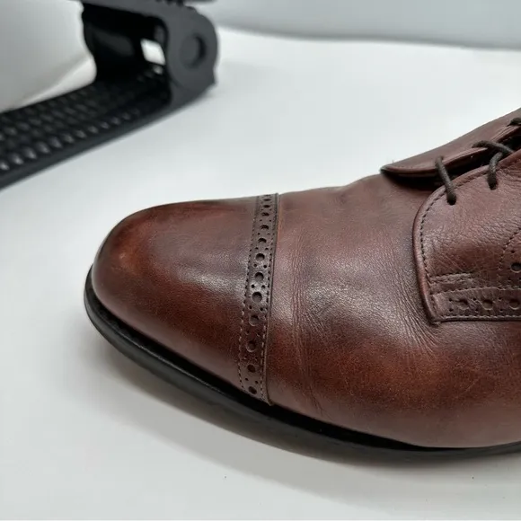 Allen Edmonds Benton Mens 14 Cap Toe Leather Dress Shoes Oxford Derby