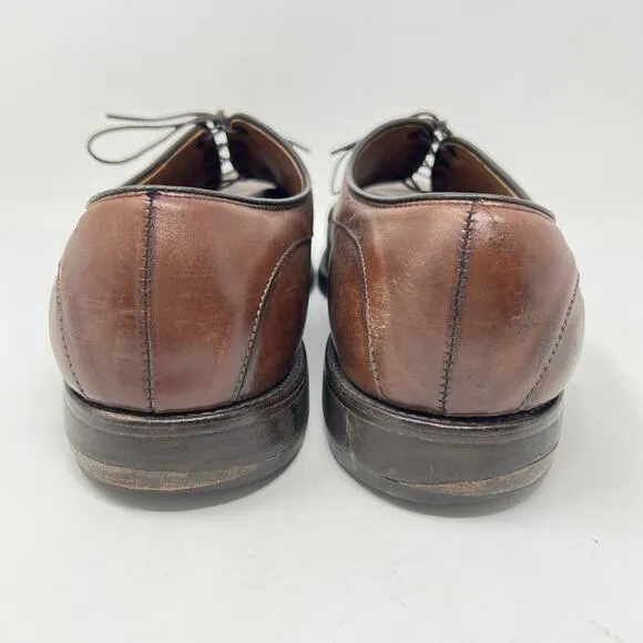Allen Edmonds Bergland Lace Up Leather Cap Toe Oxford Dress Shoes 6551 Size 12 D