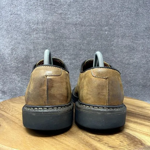 Allen Edmonds Berkshire Brown Nubuck Leather Oxford Shoes Men's Size 8.5 D