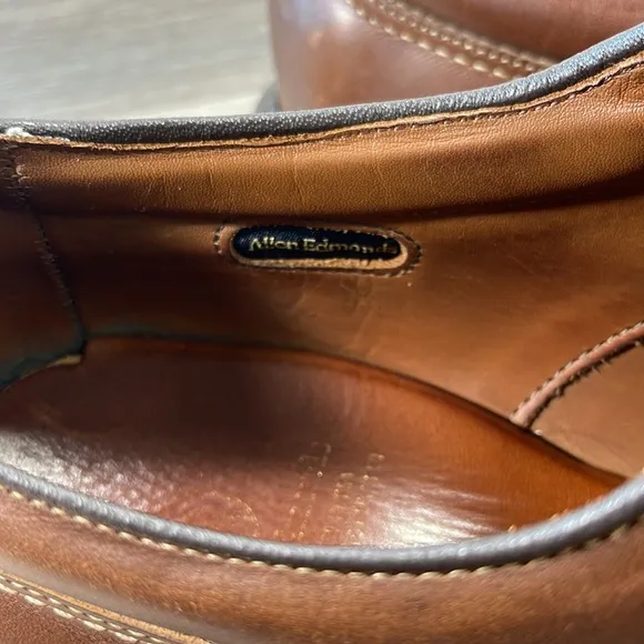 Allen Edmonds brown Oxford shoes size 11 (f116)