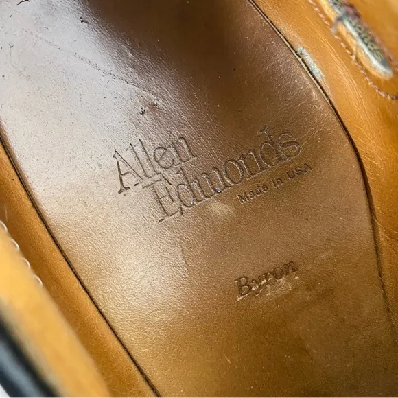 Allen Edmonds Byron black wingtip oxford shoes