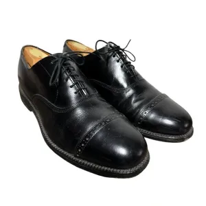 Allen Edmonds Byron Oxford Dress Shoes Cap Toe Lace Up Formal Leather Black 8