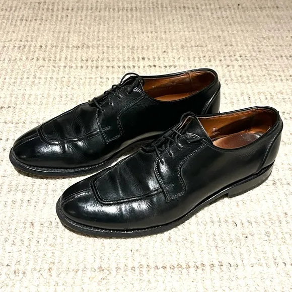 Allen Edmonds Denali Split Toe Black Lace Up Oxford Shoe
