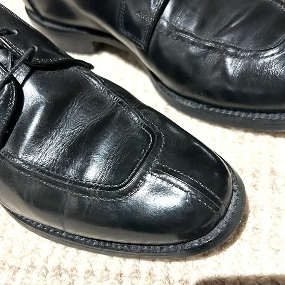 Allen Edmonds Denali Split Toe Black Lace Up Oxford Shoe