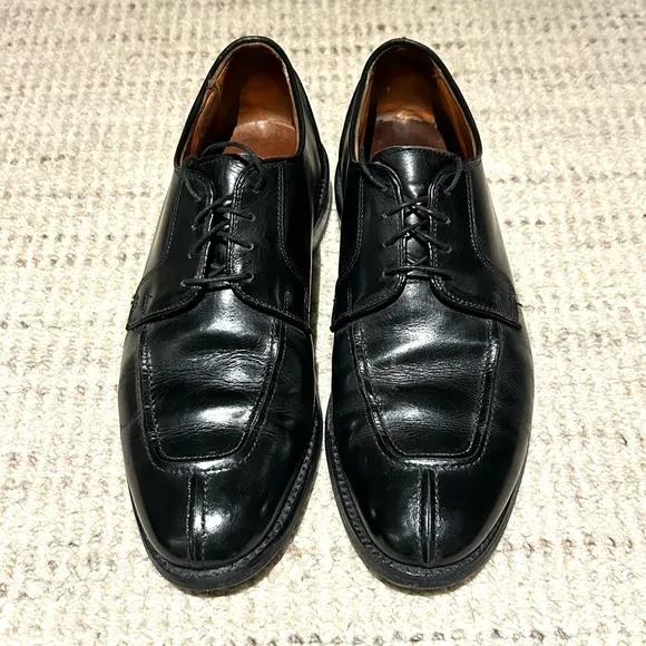 Allen Edmonds Denali Split Toe Black Lace Up Oxford Shoe