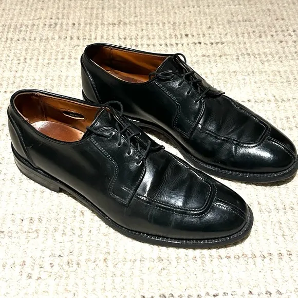 Allen Edmonds Denali Split Toe Black Lace Up Oxford Shoe