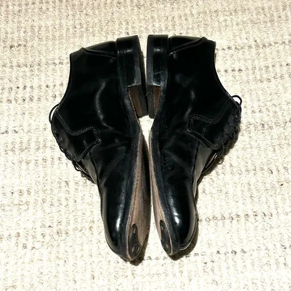 Allen Edmonds Denali Split Toe Black Lace Up Oxford Shoe